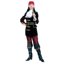 DEGUISEMENT PIRATE VELOURS FEMME CHIC TAILLE 40/42