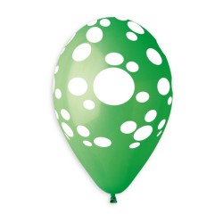 5 BALLONS BIO LATEX DINAUSAURES MARRON ET VERT 33 CM 