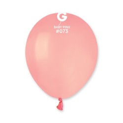 50 BALLONS ROSE BEBE BABY PINK BIO LATEX 13 CM 073
