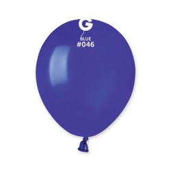 50 BALLONS BLEU ROI BLUE BOI LATEX 13 CM 046