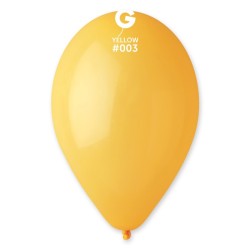 10 BALLONS JAUNE MANGUE BIO LATEX 28-30 CM 003