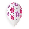 5 BALLONS BIO LATEX TOUCAN ALOHA 33 CM 