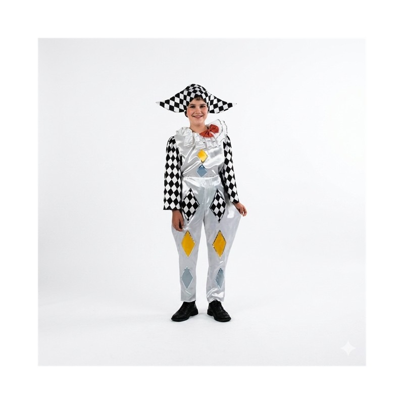 DEGUISEMENT ARLEQUIN CLASSIQUE ENFANT TAILLE 128