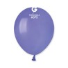50 BALLONS BLEU PERIWINKLE BIO LATEX 13 CM 075