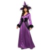 DEGUISEMENT SORCIERE VIOLETTE/PLUMES TAILLE 40/42