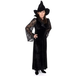 DEGUISEMENT MORTICIA LUXE VELOURS TAILLE L
