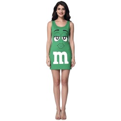 DEGUISEMENT ROBE BONBON MM S VERT TAILLE M