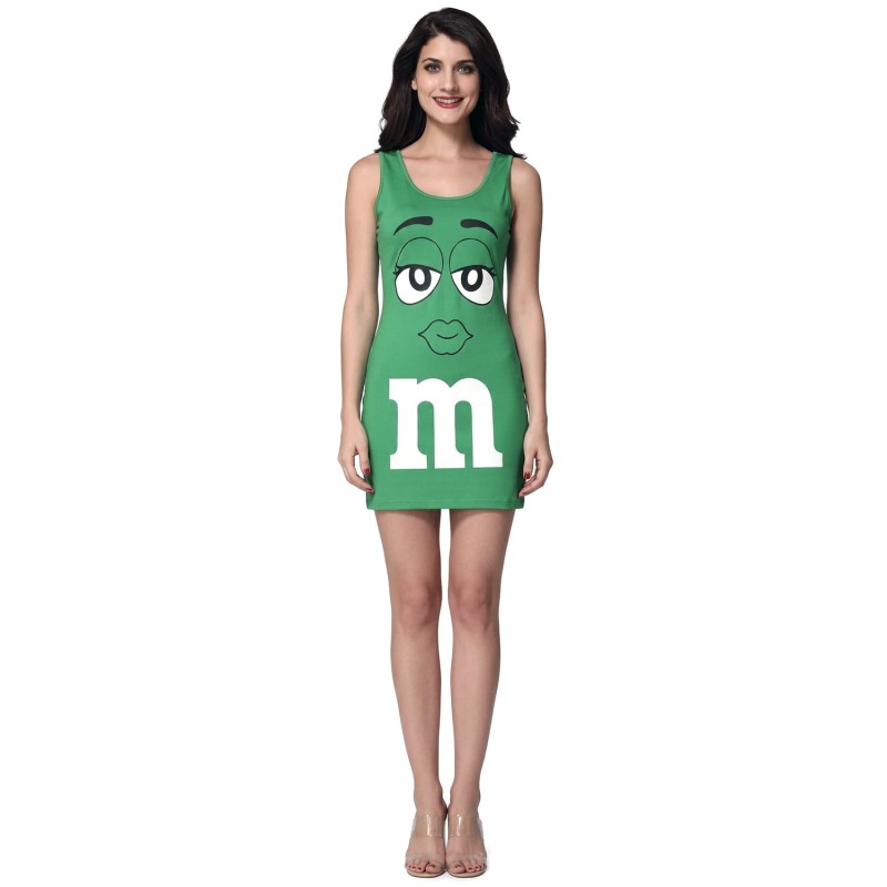 DEGUISEMENT ROBE BONBON MM S VERT TAILLE M