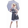 DEGUISEMENT ROBE A POIS ANNEE 50 S TAILLE 36/38