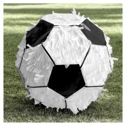 PINATA BALLON DE FOOT EN 3D A TAPER DIAMETRE 27 CM