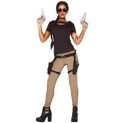 DEGUISEMENT AVENTURIERE JEU VIDEO TAILLE S