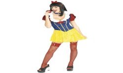 DEGUISEMENT BLANCHE NEIGE COURTE TAILLE S