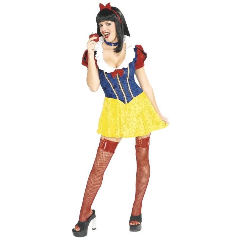 DEGUISEMENT BLANCHE NEIGE COURTE TAILLE S