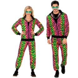 DEGUISEMENT COMBINAISSON ANNEES 60'S FASHION ANIMALIER TAILLE S