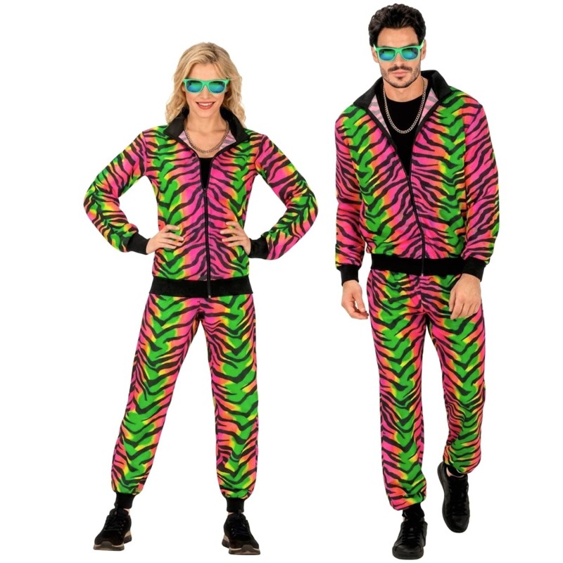 DEGUISEMENT COMBINAISSON ANNEES 60'S FASHION ANIMALIER TAILLE S