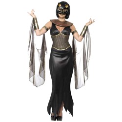 DEGUISEMENT DEESSE CHAT NOIR TAILLE L