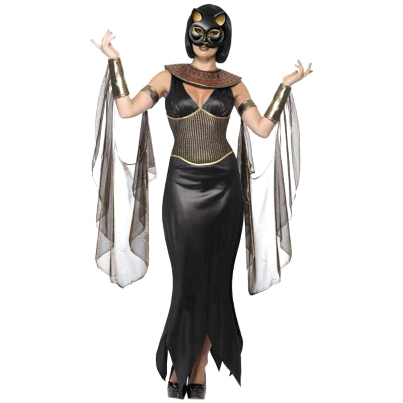 DEGUISEMENT DEESSE CHAT NOIR TAILLE L