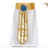 DEGUISEMENT EGYPTIENNE CLEOPATRE BLANC ET OR TAILLE 7-9 ANS
