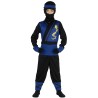 DEGUISEMENT ENFANT NINJA BLEU TAILLE 5-6 ANS