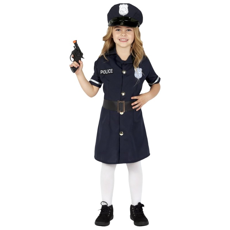 DEGUISEMENT ENFANT POLICIERE TAILLE 5-6 ANS 