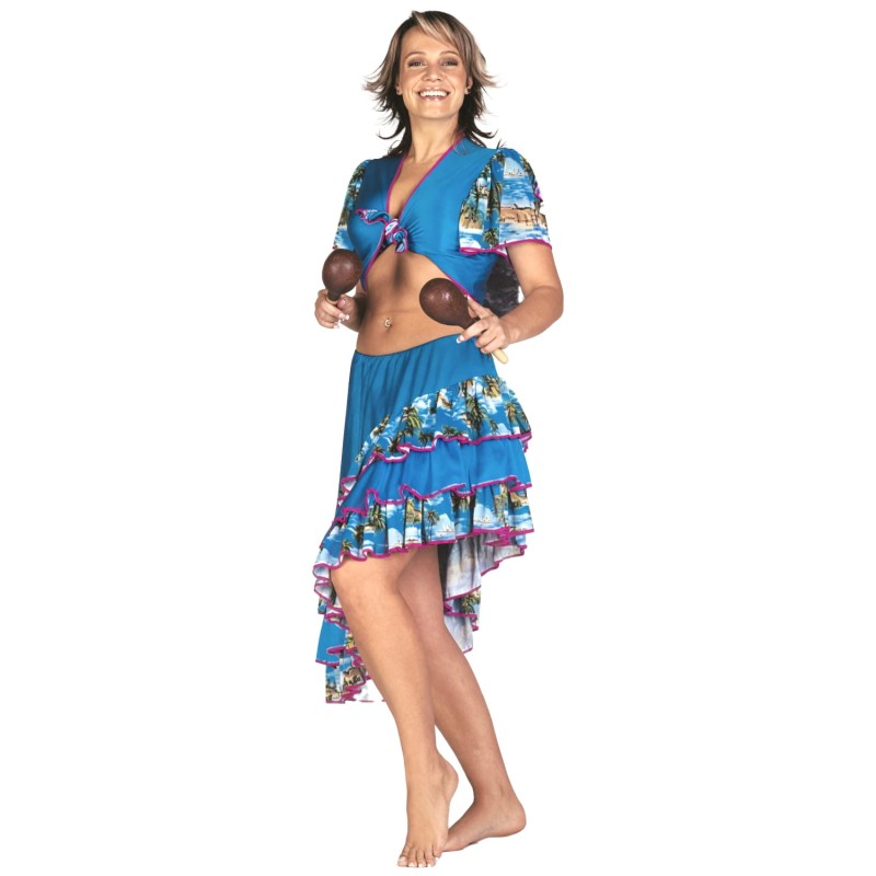 DEGUISEMENT ENSEMBLE TAHITIENNE TAILLE 38