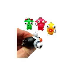 4 PORTE-CLES ANIMAL SQUIZING