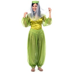 DEGUISEMENT FEMME BELLE DE NUIT VERT TAILLE 40