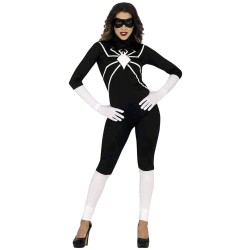 DEGUISEMENT FEMME BLACK SPIDER HEROINE TAILLE M