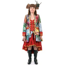 DEGUISEMENT FEMME CIRQUE VESTE ET ROBE TAILLE M