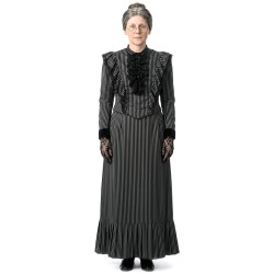 DEGUISEMENT MAMIE DE 1900 ROBE GRISE TAILLE 38