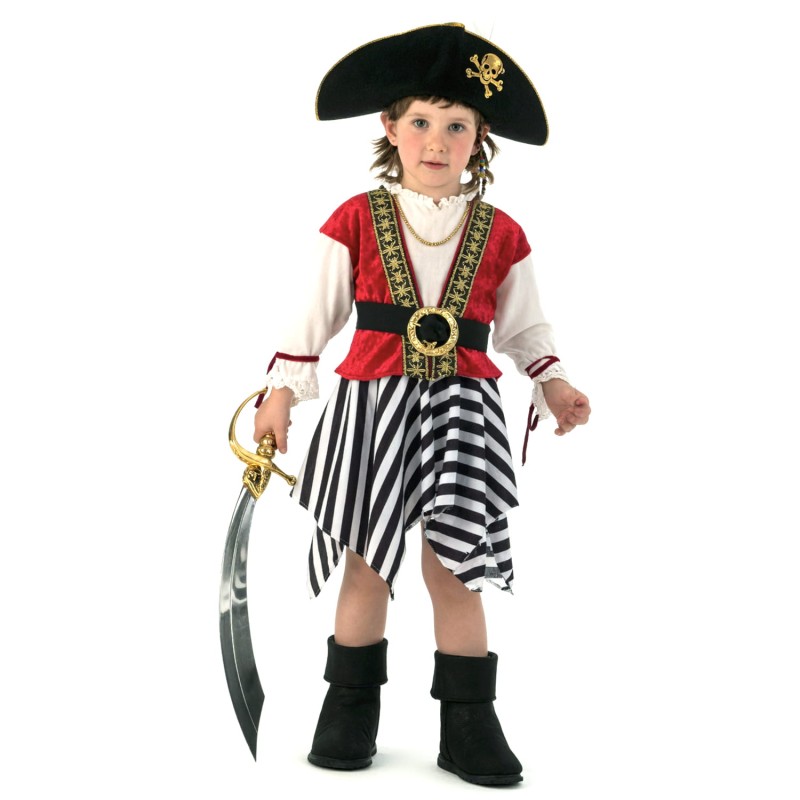 DEGUISEMENT PETITE PIRATE ROBE TAILLE 1 AN