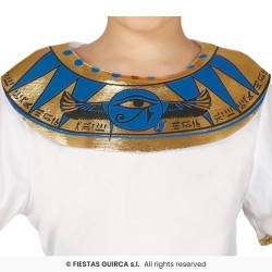 DEGUISEMENT PHARAON EGYPTIEN TOUTANKAMON BLANC ET OR TAILLE 3-4 ANS