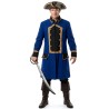 DEGUISEMENT VESTE DE PIRATE LONGUE BLEU TAILLE XL 