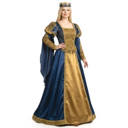 DEGUISEMENT ROBE MEDIEVALE CATHERINE TAILLE L