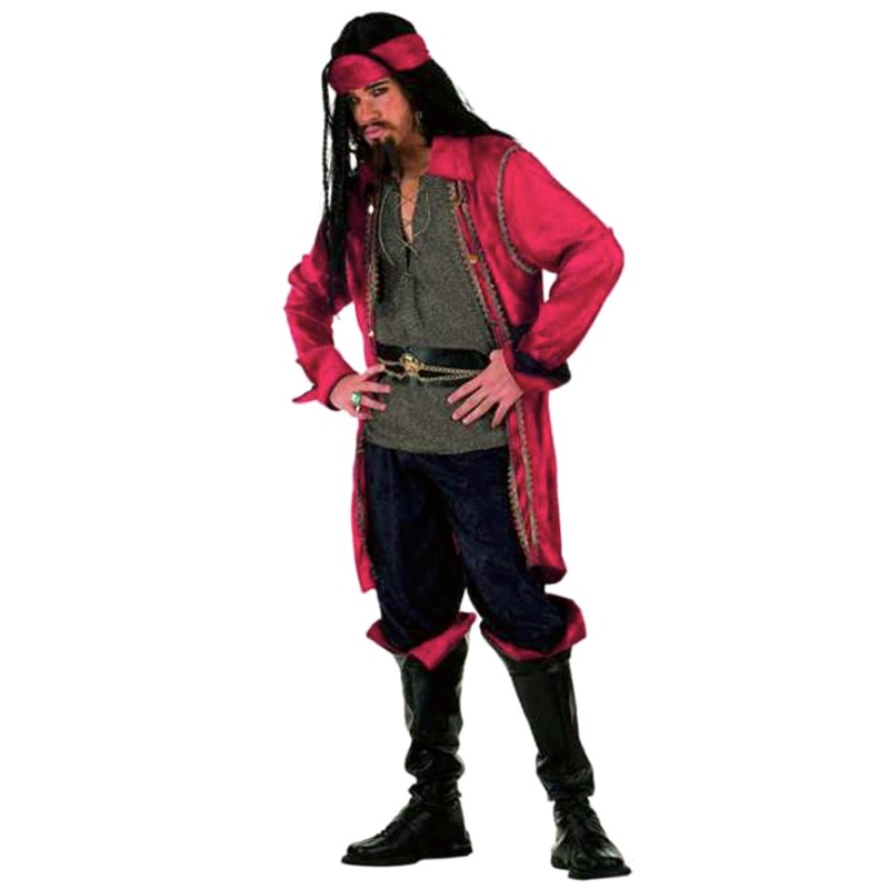 DEGUISEMENT PIRATE VELOURS FILET TAILLE XL