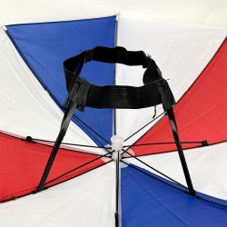 CHAPEAU OMBRELLE FRANCE BLEU BLANC ROUGE 60 CM