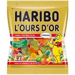 SACHET BONBONS HARIBO OURS D'OR (GOLDBEAR) 40 G