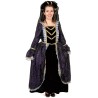 DEGUISEMENT ROBE DE THEATRE + COIFFE MARQUISE RENAISSANCE BLEU OR TAILLE 40-42