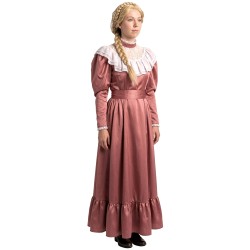 DEGUISEMENT ROBE ROSE 1900 TAILLE M