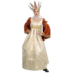 DEGUISEMENT ROBE VENITIENNE ROUGE/OR TAILLE 40/42