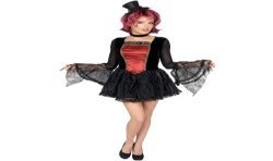 DEGUISEMENT SORCIERE AUX ARAIGNEES ROBE COURTE TAILLE 34