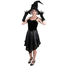 DEGUISEMENT SORCIERE ROBE BUSTIER COURTE TAILLE UNIQUE