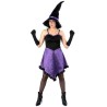 DEGUISEMENT SORCIERE ROBE BUSTIER VIOLETTE COURTE TAILLE UNIQUE