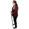 DEGUISEMENT VESTE BAROQUE ROUGE TAILLE M