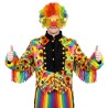DEGUISEMENT VESTE CHIC CLOWN TOURNESOL MULTI TAILLE L