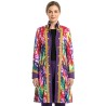 DEGUISEMENT VESTE MULTICOLORE SUR FOND VIOLET LOYAL CIRQUE TAILLE XS