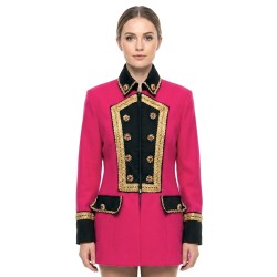 DEGUISEMENT VESTE SERGENT ROSE OU CIRQUE TAILLE XS