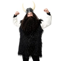 DEGUISEMENT VIKING PEAU DE BETE TAILLE 54