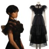 DEGUISEMENT FAMILLE ADAMS MERCREDI ROBE DE BAL TAILLE L