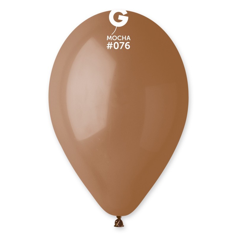 50 BALLONS MOKA BIO LATEX 28-30 CM 076